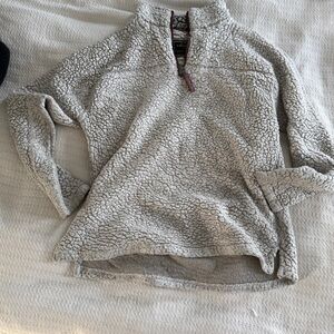 True Grit Textured Gray Pullover